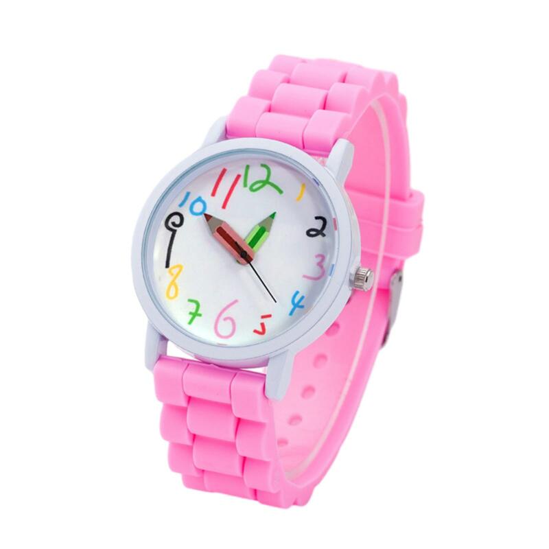 Children Silicone Time Display Wrist Watch for Camping Travel Fishing