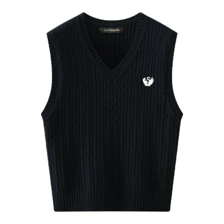 2024 golf wear Spring and autumn new women's golf sleeveless sports sweater outdoor casual V-neck warm vest free shipping
