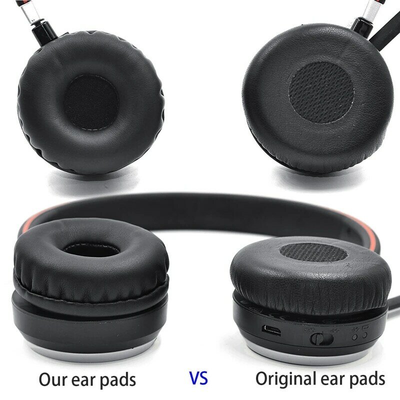 Protetor de orelha de substituição de fone de ouvido portátil para Evolve 20 20se 30 30II 40 65 65+ 75 75+ uc ms 1 par capa de