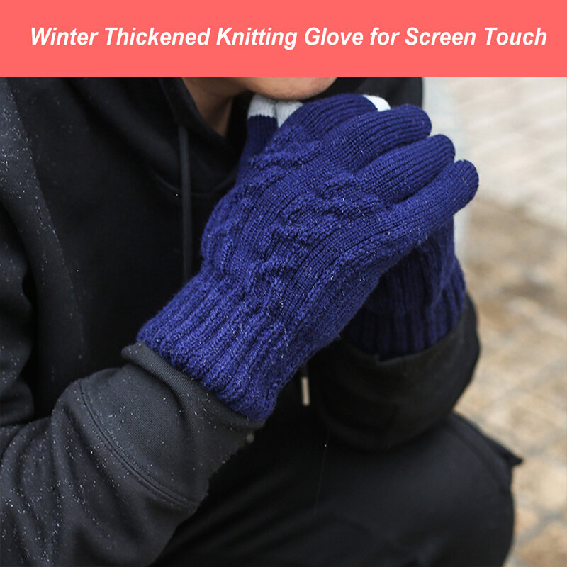 Вязаные перчатки, зимние перчатки, согревающие аксессуары для тела, спортивные Чехлы для рук