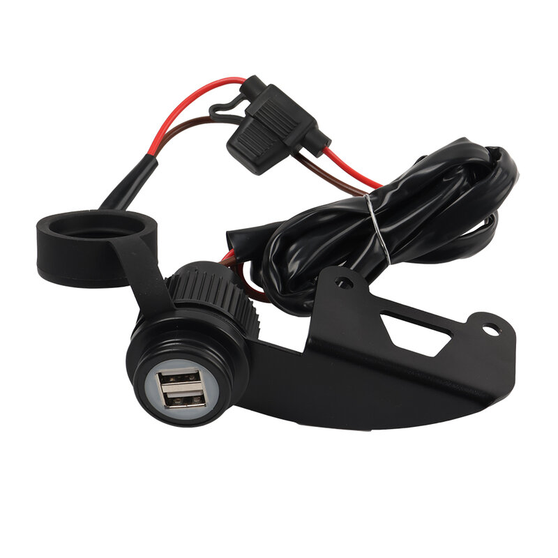 For Honda CMX500 CMX300 Rebel CMX 500 CMX 300 Motorcycle Accessories Double USB Charger Socket Converter Black Adapter Socket