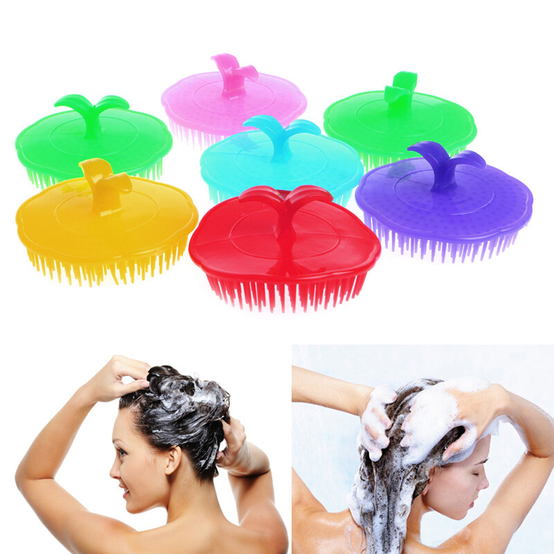 Shampoo Scalp Massager Brush Comb, Lavagem do corpo, Cabelo para Saúde Massagem, Chuveiro, Chuveiro