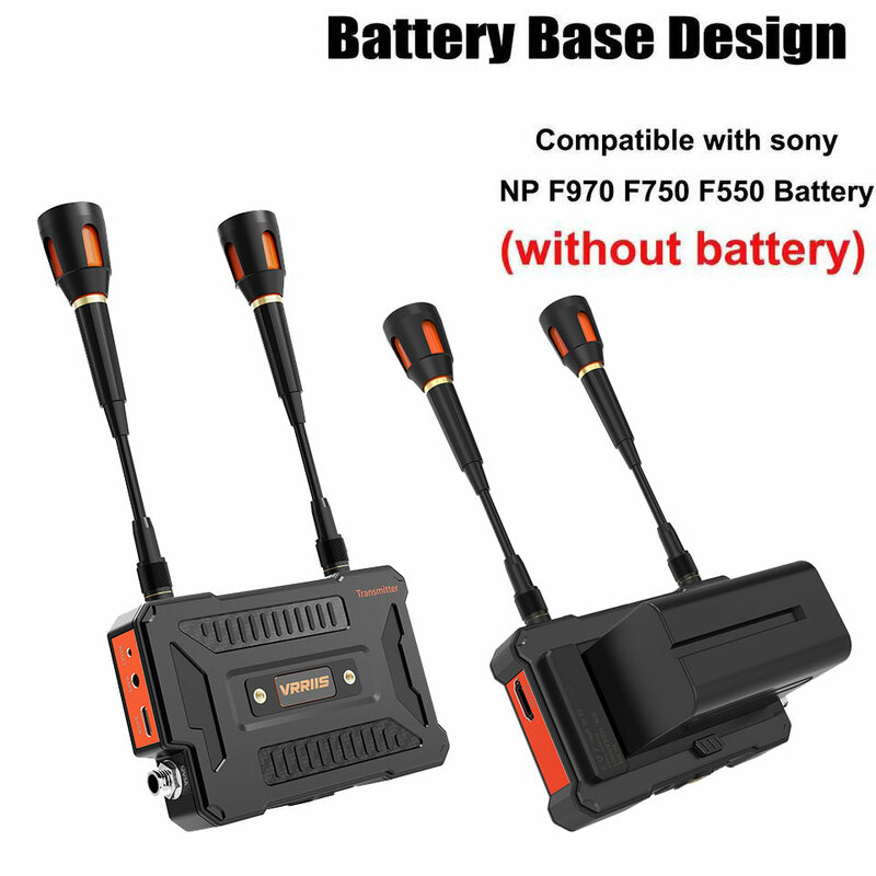 Transmisor y receptor inalámbrico 338 P, Kit extensor compatible con HDMI, batería de NP-F, para proyector de cámara DSLR a TV, 1080 M
