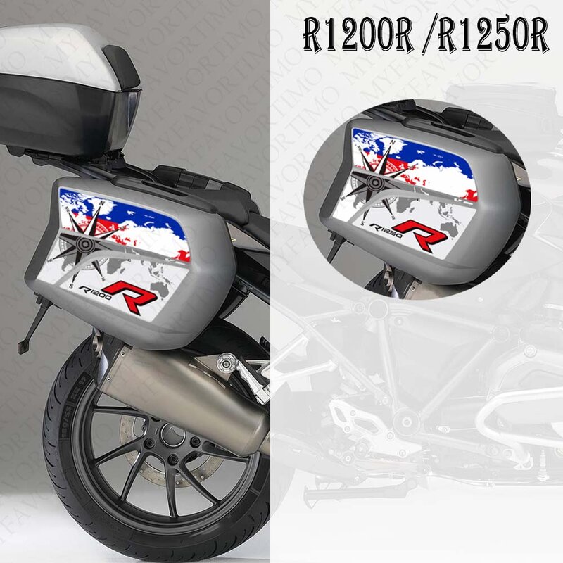 R1200R R1250R Motorcycle Tank Pad Trunk Luggage Cases Panniers Stickers Decals For BMW  R 1200 1250 R R1200 R1250 2021 - 2024