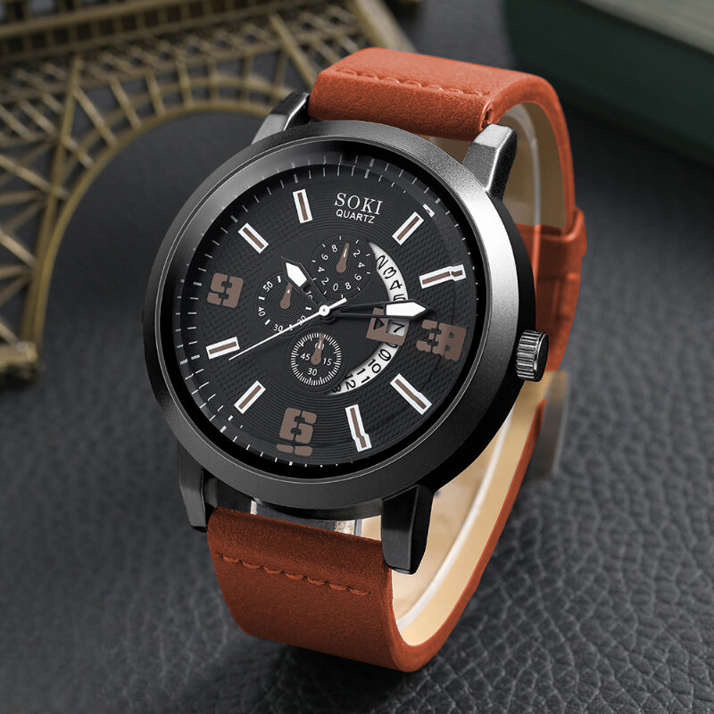 Męskie zegarki w stylu Casual biznesowe zegarki kwarcowe zegarki luksusowe Reloj Hombre zegarek dla mężczyzn Relogios Masculino Reloj Relogio