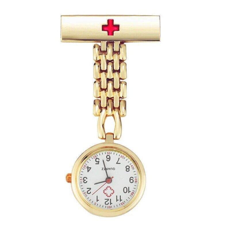 Aço inoxidável Enfermeira Pocket Watch, Durable Nurse Watch, Elegante, 1 Pc, 3Pcs