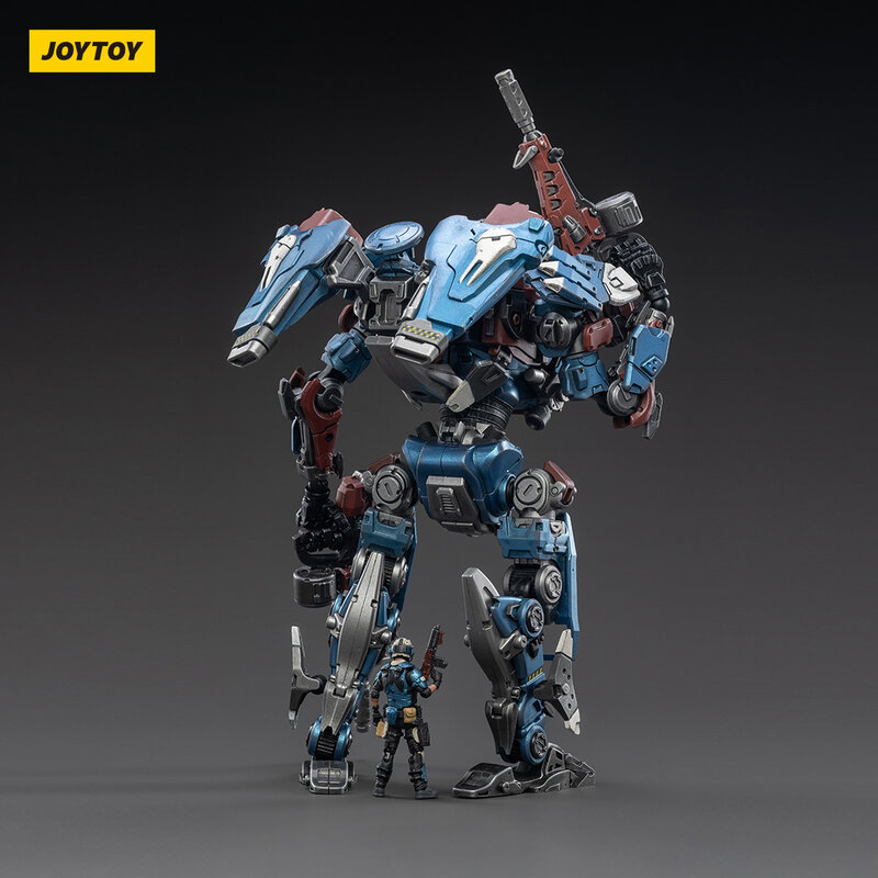 JOYTOY-figura de acción Original JT3075 Purge 01, combinación de guerra Mecha (azul), juguetes con caja en STOCK