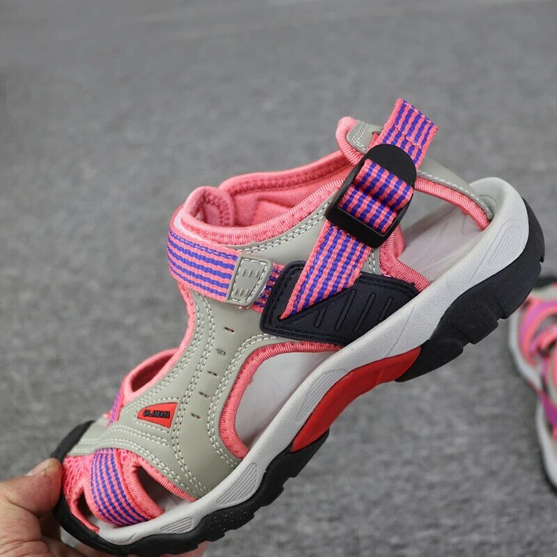 Baotou-Sandalias antideslizantes para mujer embarazada, zapatos de playa de suela suave, calzado deportivo de suela plana para verano, 2022