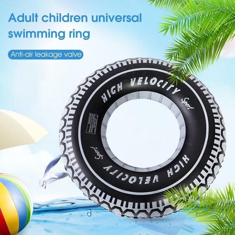 Multi-specification Swim Float Circles Leakproof Valve Edged Inner Ring Practical Strong Buoyancy Swim Float Ring