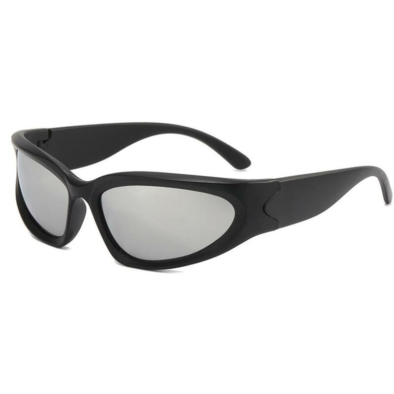 Kacamata hitam bersepeda, lensa mata Uv bersepeda untuk pria wanita S7z1
