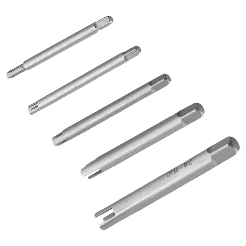 Tool Parts Broken Tap Extractor Wider Application 5Pcs Durable High Efficiency High Quality M10 M6 Alloy Steel