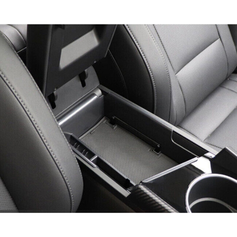 Car Front Center Console Armrest Storage Box Organizer Holder Tray with Non-slip Mat Fit for Hyundai Elantra 2021 2022 2023 New