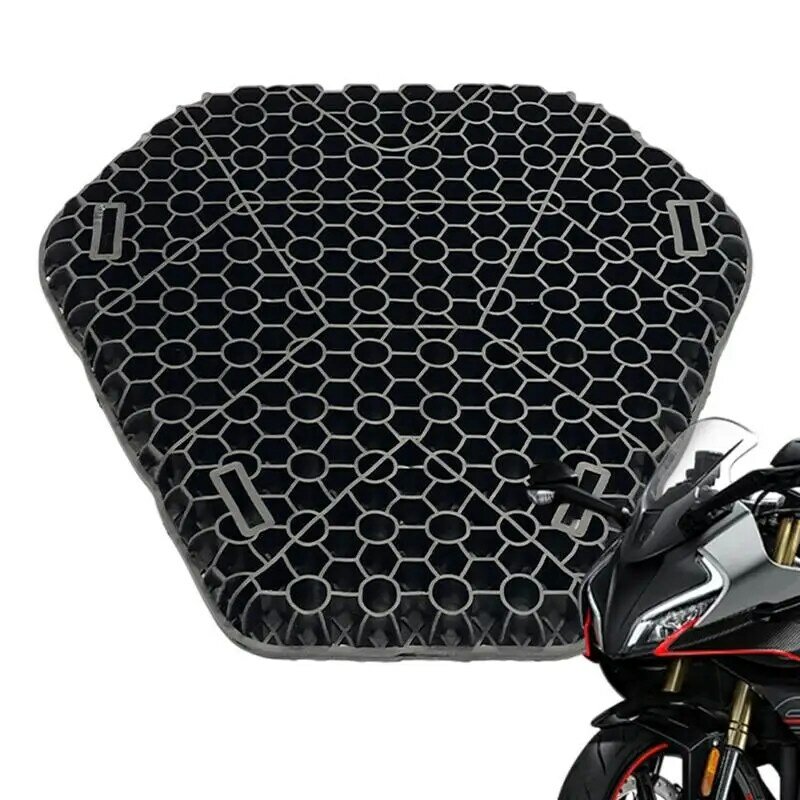 Cuscino del sedile del motociclo a nido d'ape 3D sollievo dalla pressione cuscino del sedile della moto antiscivolo comodo cuscino del sedile della bici ammortizzante