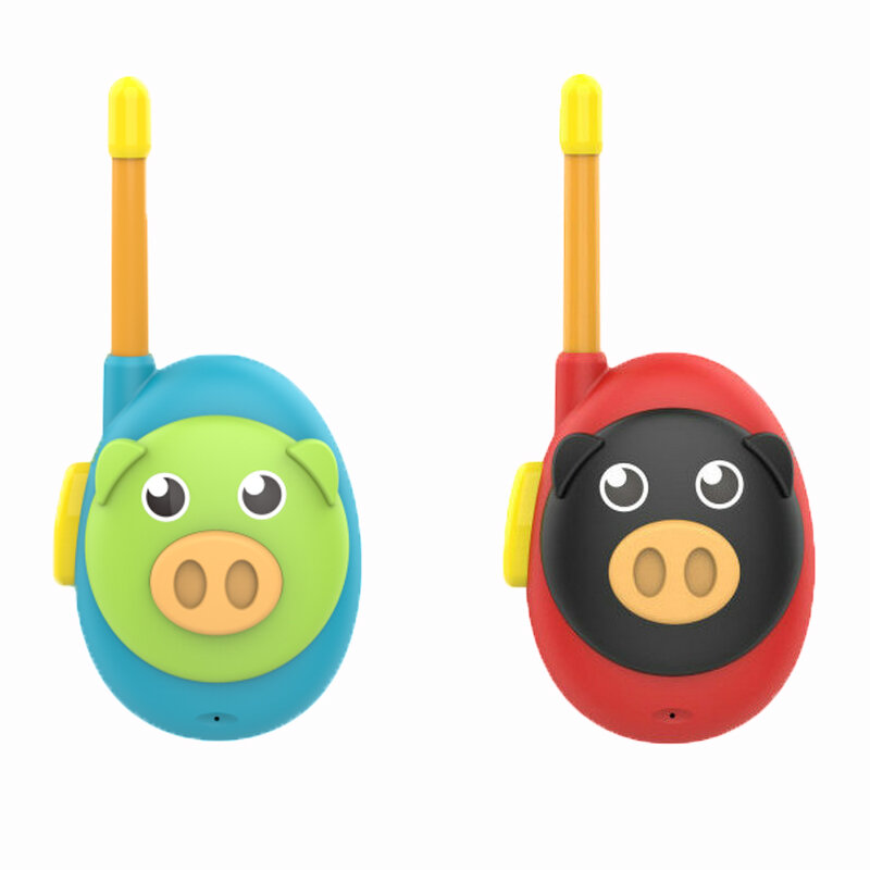Neue spielzeug geschenk preis drahtlose kinder walkie-talkie nettes schwein spaß sprecher eltern-kind-interaktive mini
