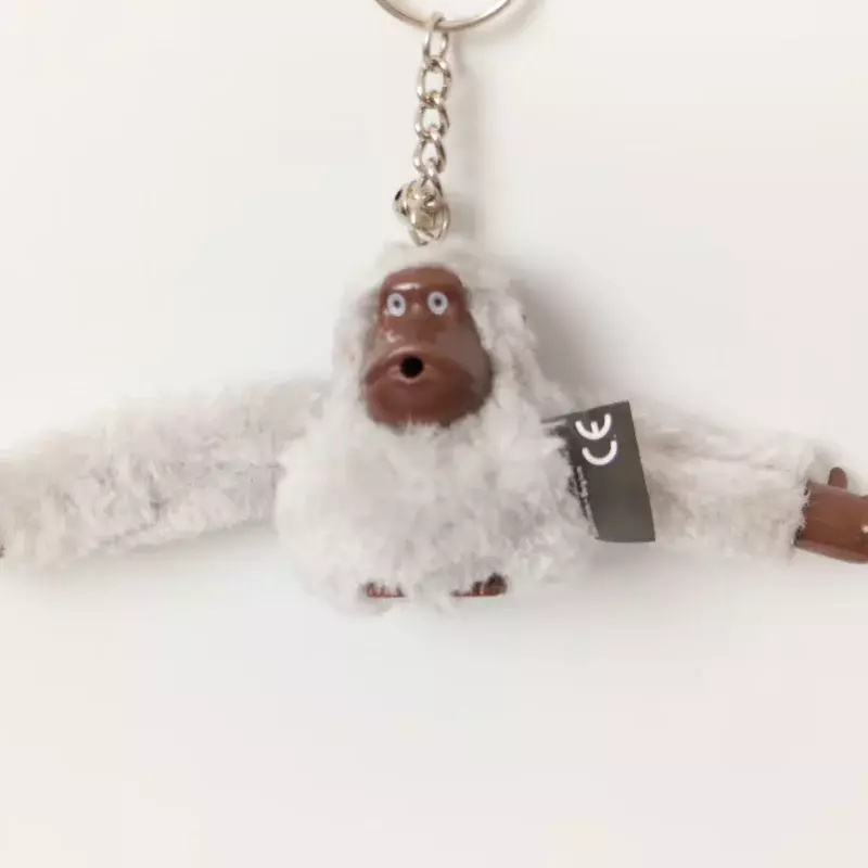 LLavero de mono de peluche para mujer, bolsa de orangután, accesorios de coche, bolso de mensajero de juguete femenino, muñeca de peluche