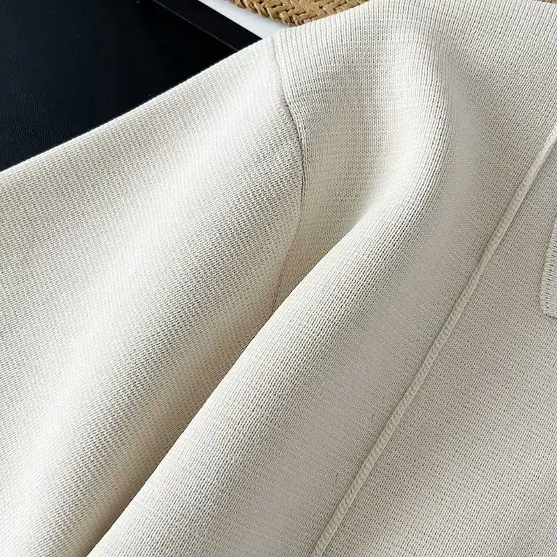 CO-cárdigan corto de punto para mujer, suéter de manga corta, abrigo Retro, Top elegante, decorado con cremallera, 2023