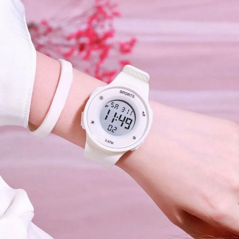 Męski zegarek cyfrowy wodoodporny pasek silikonowy zegarek sportowy dla nastolatków zajęcia na świeżym powietrzu ogląda zegarek zegarki na rękę mężczyzn