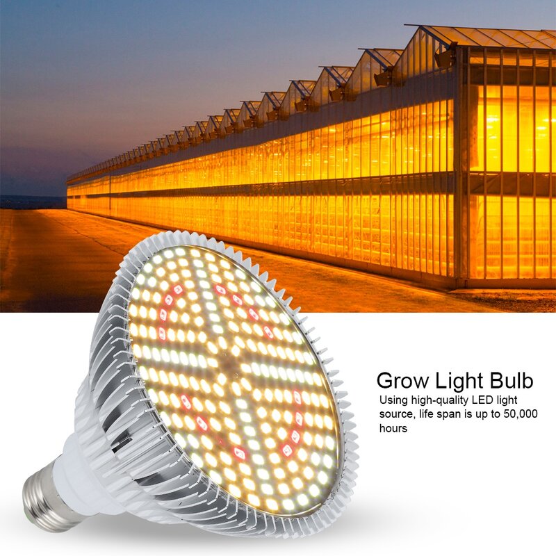 Phyto Led 27W E27 184led Hydroponic Groei Licht Led Grow Bulb Full Spectrum Lamp 85V-285V Plant Bloem Zaailing Fitolamp