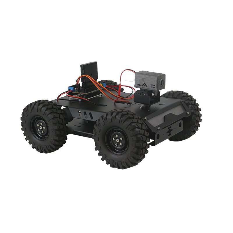 Carro robô de controle remoto sem fio, carrinho do motor, suporte 4G, C ++, DIY Kit, Vscode, programável, 4WD RC Tank