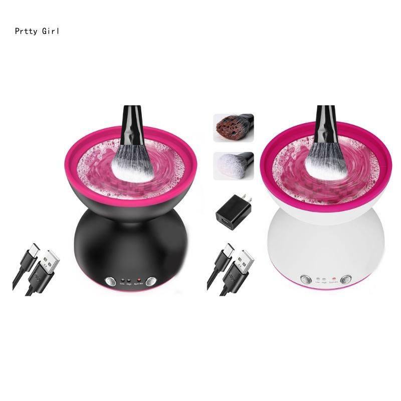 Make-up Pinsel Reiniger Maschine Automatische Spinner Kosmetik Pinsel Reiniger Handheld D2TA