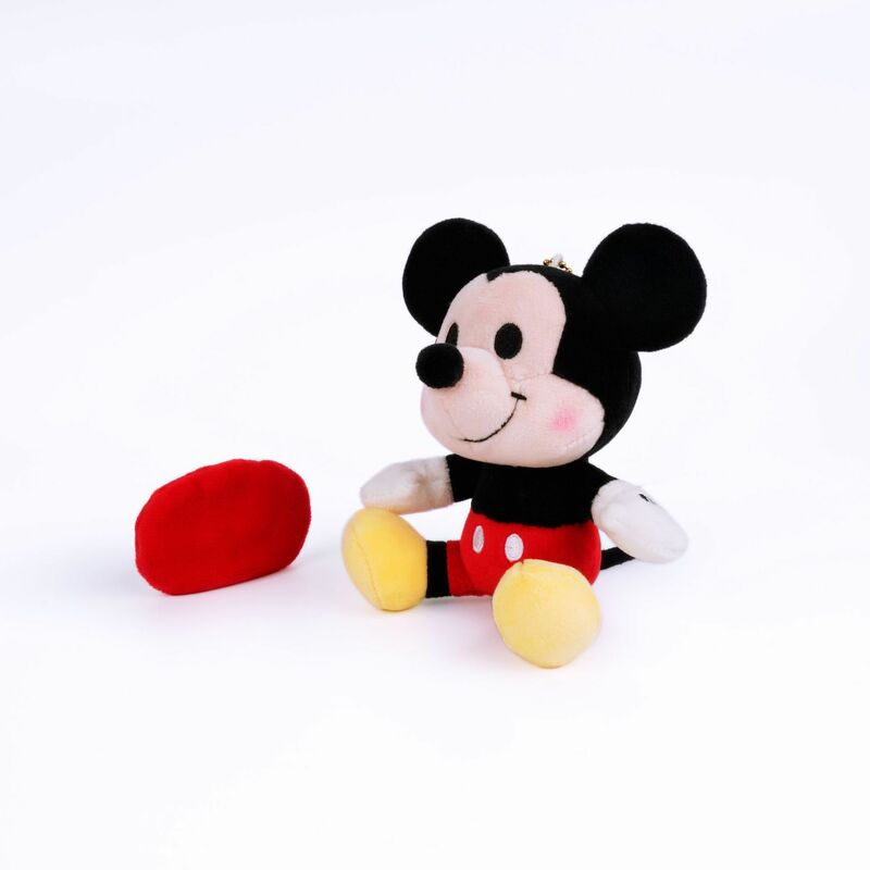 Disney-Muñeca de peluche suave para niños, juguete de felpa de 14cm, con postura de sentado y arrugado, de Anime, Donald, DuckMinnie Mouse