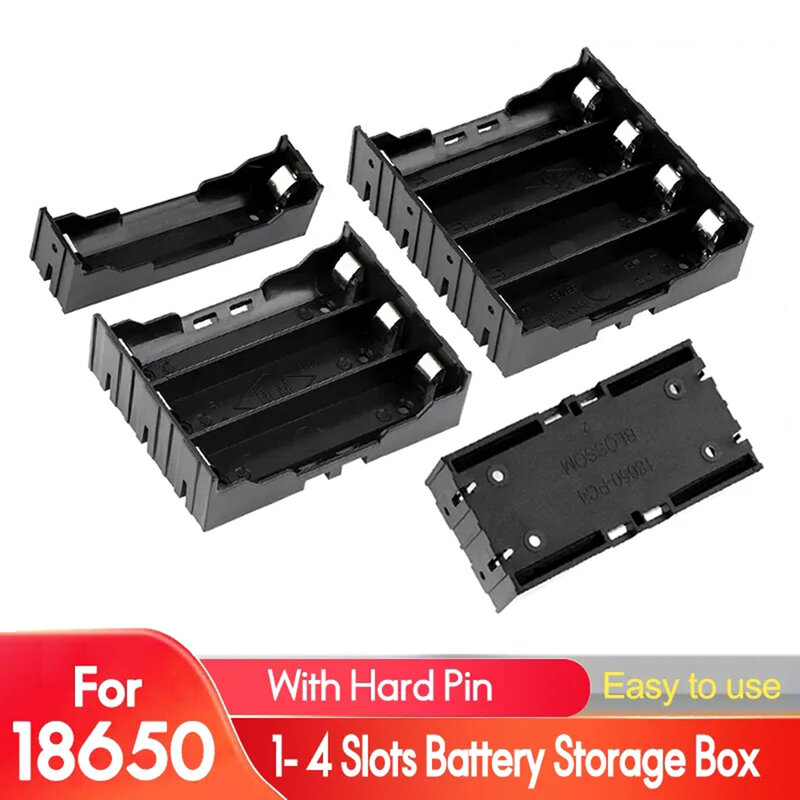 DIY Power Bank Fall 1X 2X 3X 4X Slot 18650 Batteriehalter Aufbewahrungsbox Hochwertige ABS Shell Batterien Container 3.7V