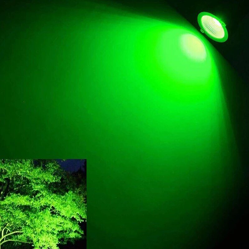 4 szt. Zewnętrzny reflektor punktowy lampy ogrodowe LED 3W 220V z kolcem IP65 wodoodporna pejzaż z ogrodem dekoracyjna lampa zielona
