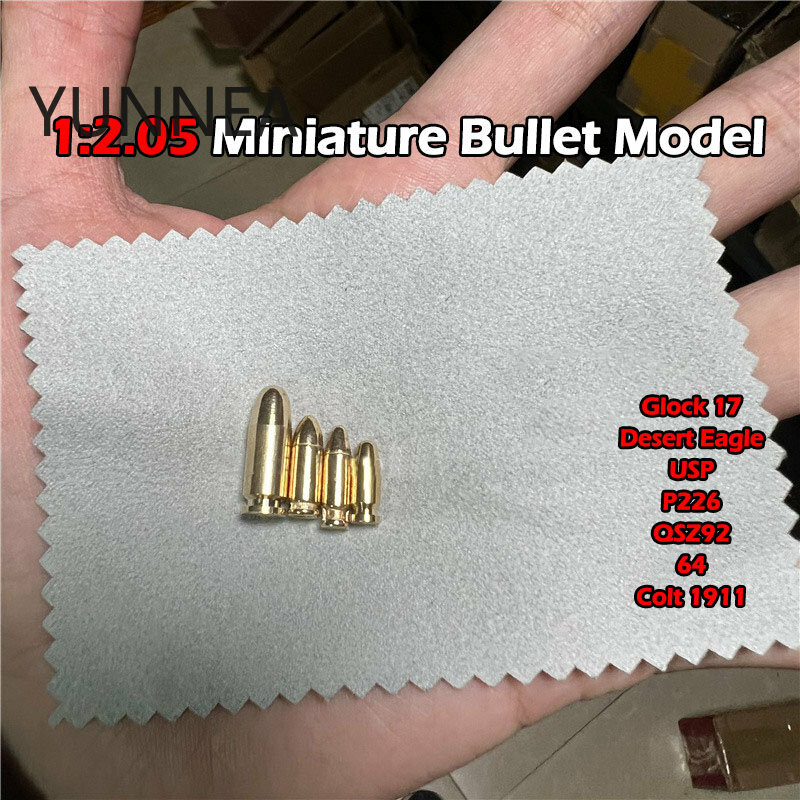 Jouet modèle de odorl'inventaire à balles, accessoires et outils pour Glock G17 Colt 1911 Desert Eagle P226, 1:2.05, 1 pièce