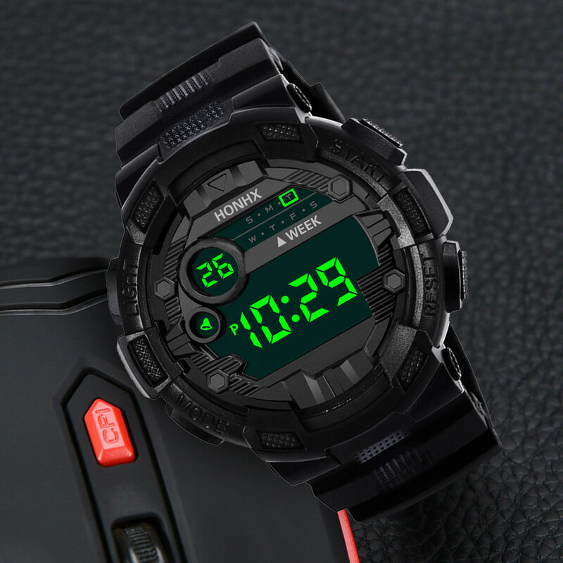 Vier Arten von coolen Sport elektronischen Gurt mit vier Knöpfen часы мужские наручные montre homme relógio masculino relógio
