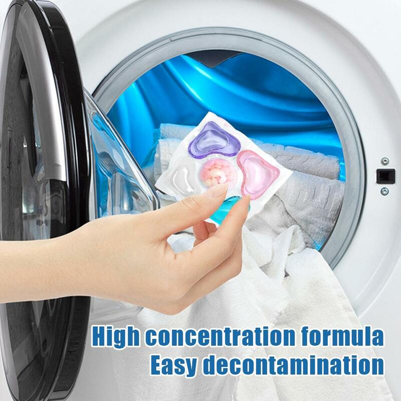 1PCS Detergent Five-in-one Lasting Fragrance Laundry Balls Condensate Bead Fragrance Anti-mite Multi-effect Laundry Detergent