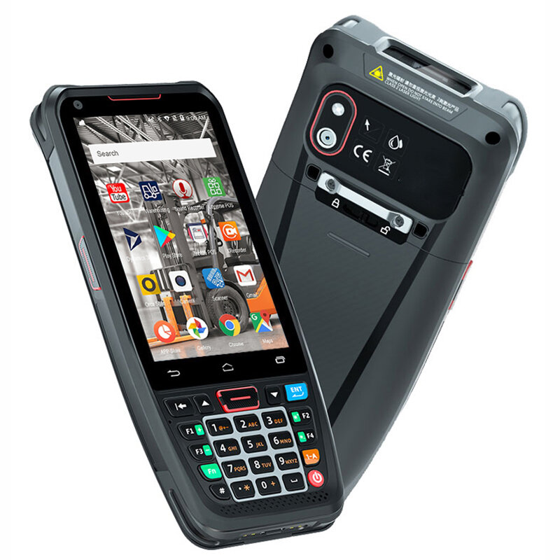 Android 10 Handheld Data Acquisition Mobile Terminal 3G RAM 32G ROM Rugged Barcode Scanning PDA