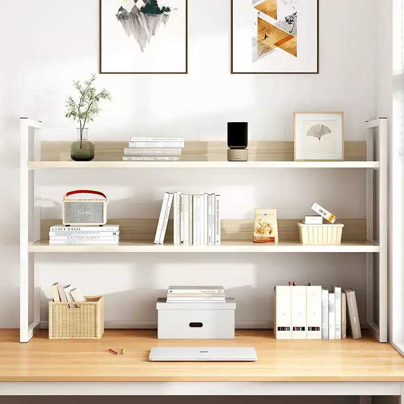 Estante de almacenamiento multicapa para escritorio, estantería minimalista para estudio de niños, oficina en casa, organizador de escritorio