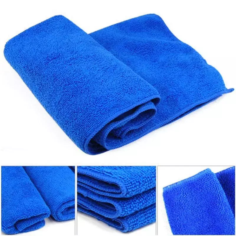 1-20 pezzi asciugamani in microfibra per autolavaggio asciugamano per asciugatura panni per la pulizia della casa dettagli automatici panno per lucidatura strumenti per la pulizia della casa