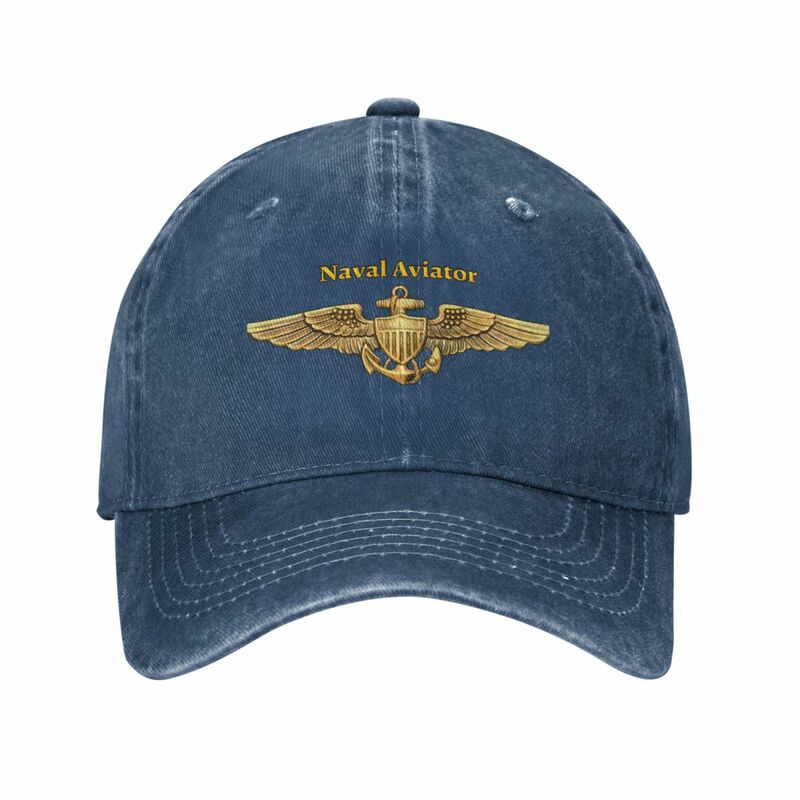 Gorra de aviador con alas para hombre y mujer, sombrero de vaquero con bola salvaje, divertido, de playa, Militar