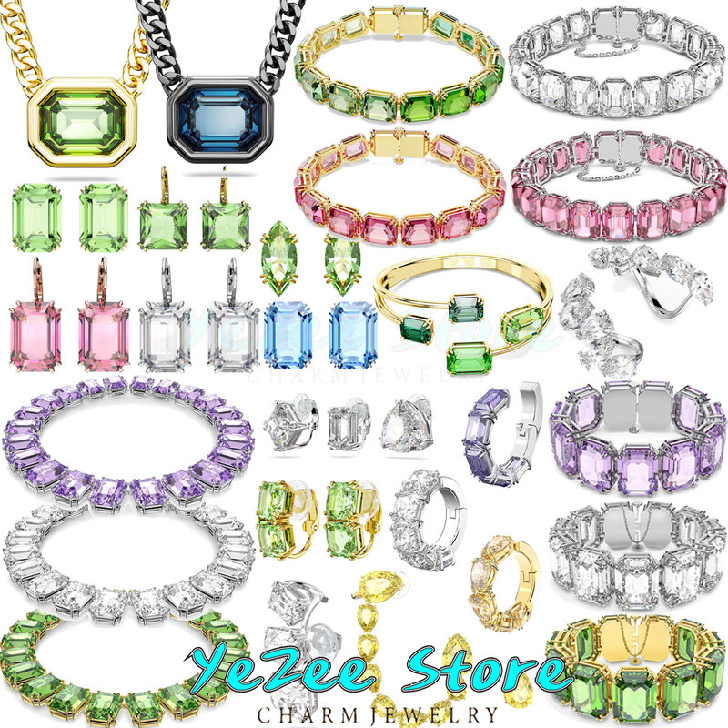 Millenia-colección de joyas originales para mujer, Boutique fina de lujo, cristal, regalo de fiesta de Navidad con logotipo, novedad de 2024