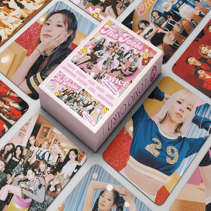 55 teile/satz kpop zweimal itzy mamamoo iu ive lomo karten neues fotoalbum die fühlt sich hohe qualität fotocard karte