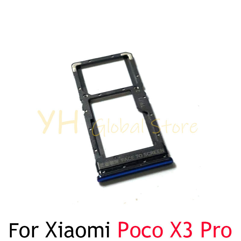 Soporte de bandeja para ranura de tarjeta Sim, piezas de reparación para Xiaomi POCO X3 / X3 NFC / X3 Pro
