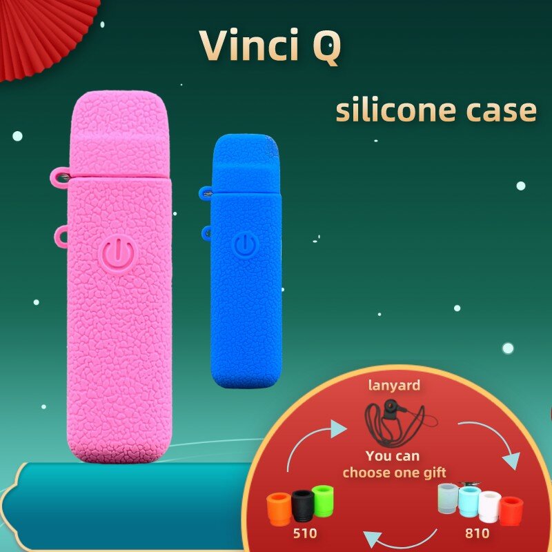 Casing Silikon untuk Vinci Q Casing Pelindung Kulit Pembungkus Pelindung Lengan Karet Lembut 1 Buah
