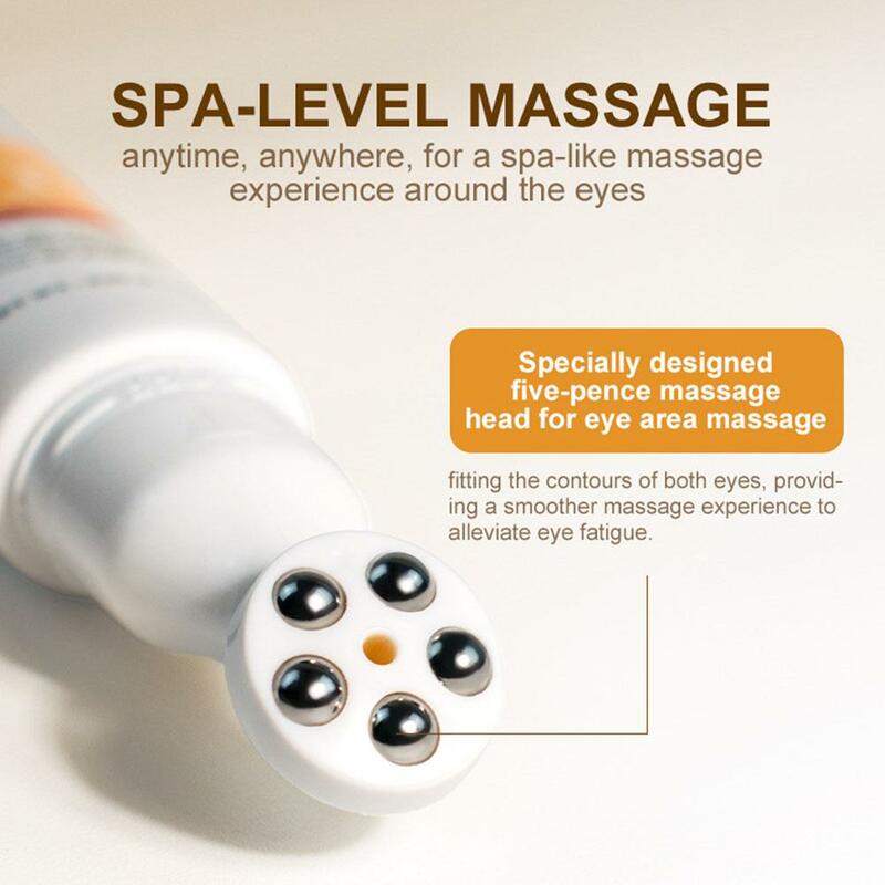 Anti-Falten-Augen creme Rollor Ball Massage gerät unter Augen feine Linien fest heben Augenringe Entfernung Hautpflege 15g