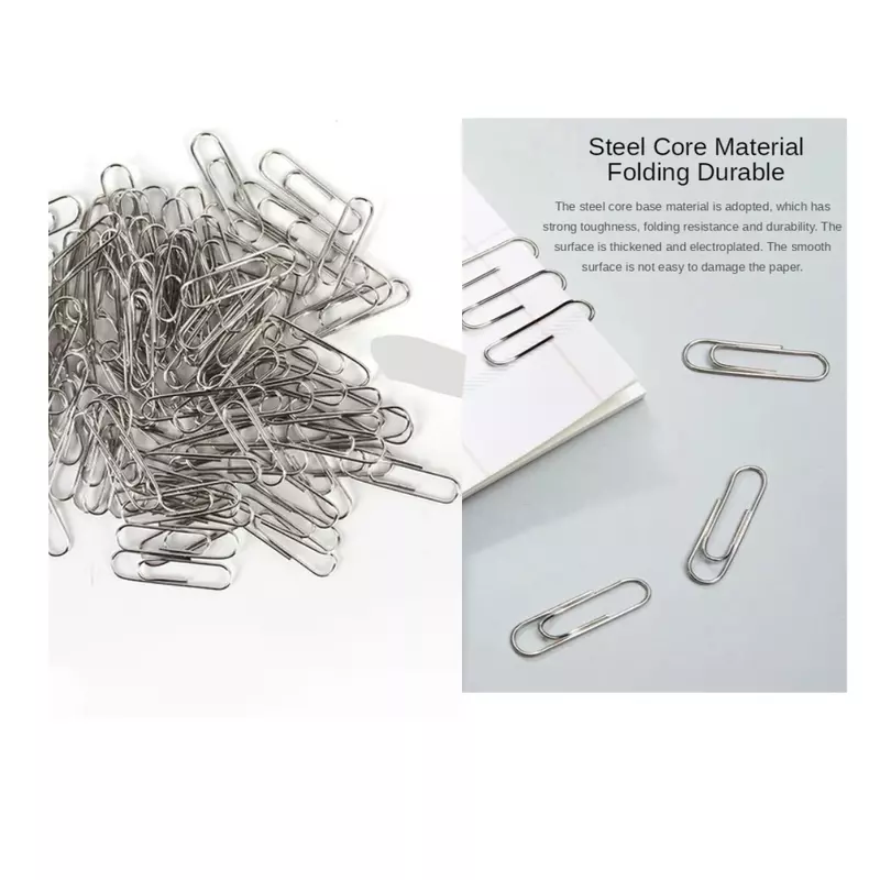 Data storage and filing paper clip metal material stationery school office supplies bookmark mark clip data fixing pin