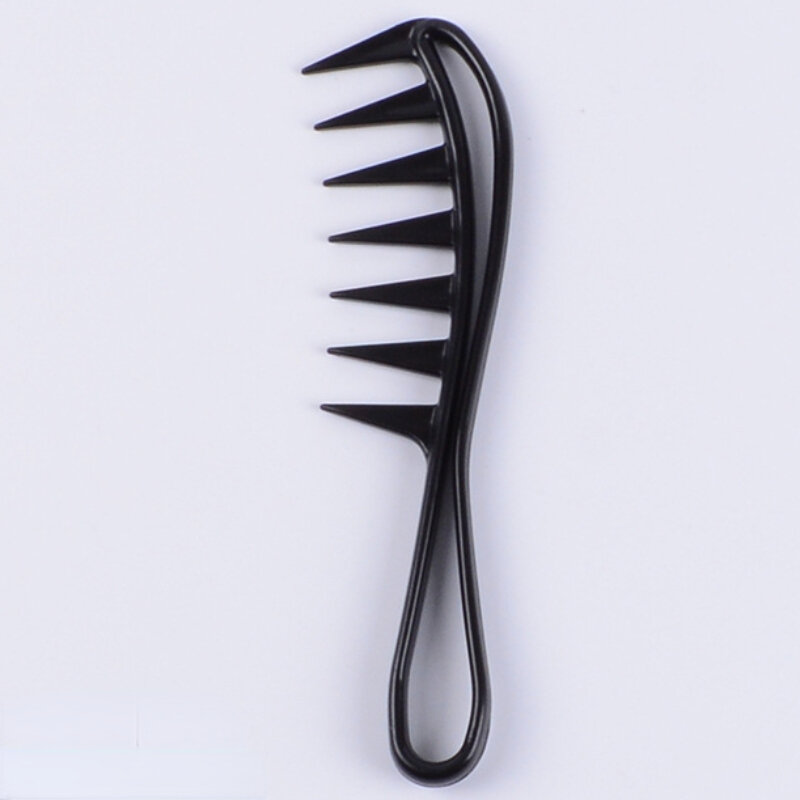 Hair Salon Large Tooth Wide Comb Smoothing Comb Household Oil Head Men's Back Hollow Comb Styling Tools Barber Accessories