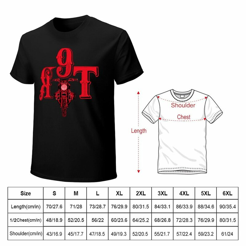 R Ninet (black and red) T-Shirt sports fans summer clothes quick drying mens clothes