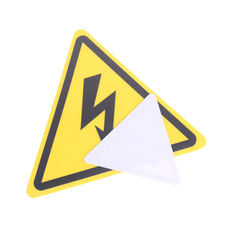 Novo 2PCS Alta Qualidade Perigo Alta Tensão Elétrica Aviso Etiqueta De Segurança Sinal Decalque Adesivo