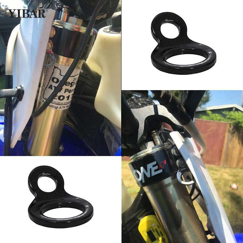 2 pçs de aço inoxidável amarrar para baixo cinta anéis para motocicleta bicicleta da sujeira atv utv anexar tie-downs cinta anéis