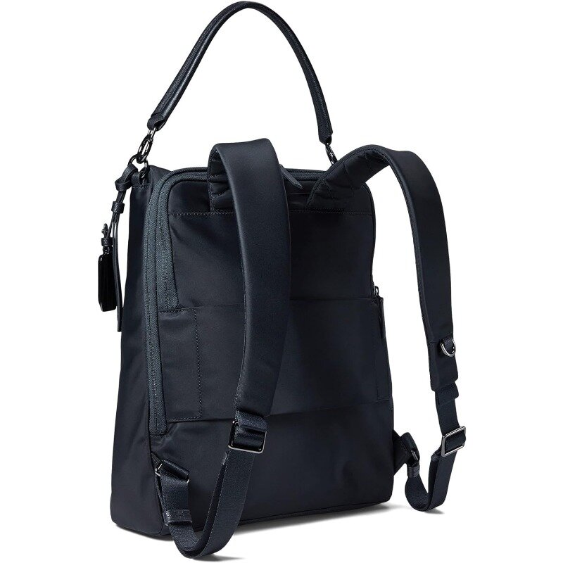 Voyageur-Go حقيبة للاستخدام اليومي والعمل ، حقيبة سوداء مع الأجهزة Gunmetal ، 15.0 "x 11.8" x 4.5"