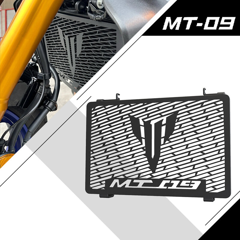 Cubierta protectora para rejilla de radiador de motocicleta, protector para YAMAHA FJ09, FZ09, MT09, MT-09, 2014, 2015, 2016, 2017, 2018, 2019, 2020