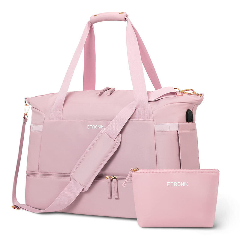 Duffle Bag impermeável para mulheres, Travel Duffel, Item Travel Bags, Gym, Yoga