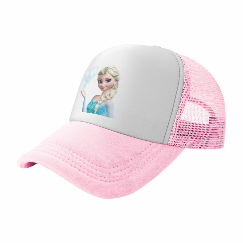 قبعة بيسبول أميرات مجمدة برسوم كرتونية للرجال والنساء ، قبعة سائق شاحنة قابلة للتعديل ، خارجية ، صيفية