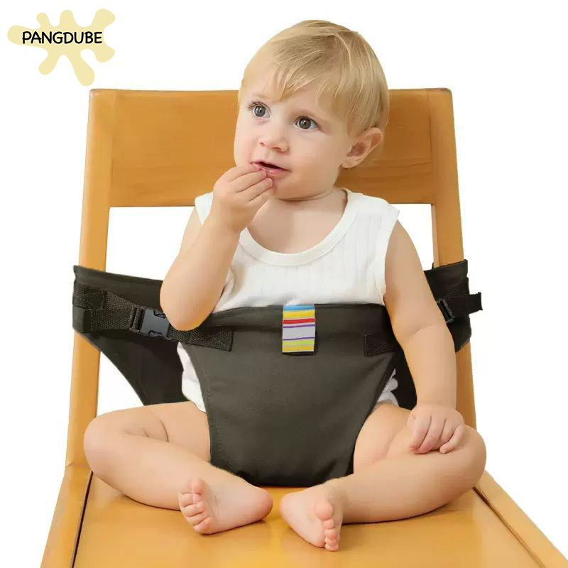 Krzesełko dla dziecka pas mocujący przenośne, nadające się do prania, wysokie siedzisko dziecięce pas bezpieczeństwa 6 miesięcy ~ 3 lata pas bezpieczeństwa dla dzieci