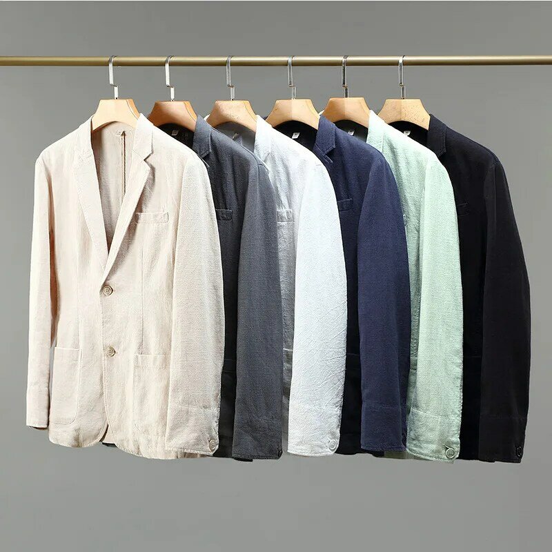 Oo1100-Loose fitting casual men's suit, suitable for spring and autumn